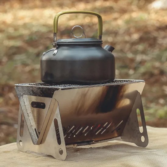 Barbecue portable avec bouilloire