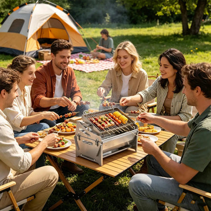Grille rotatif 360 en famille