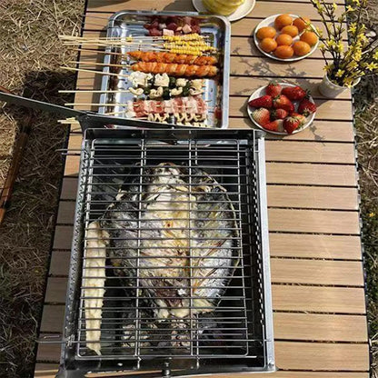 Grill rotatif 360 sur table
