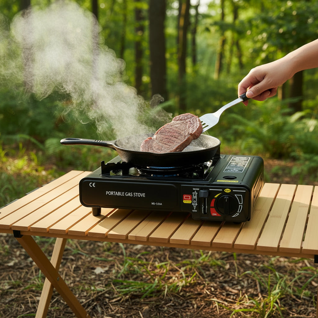 Rechaud gaz cuisson de steak