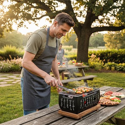 Barbecue japonais cuisson table picnic