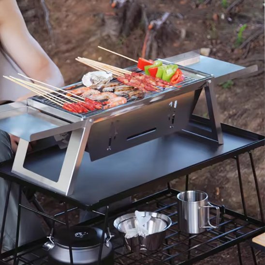 Barbecue portable cuisson brochette