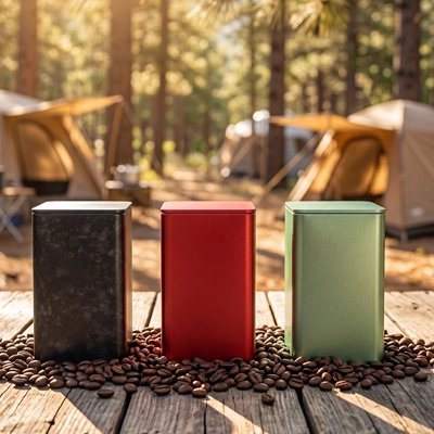 Boite a café avec les différentes couleur disponible