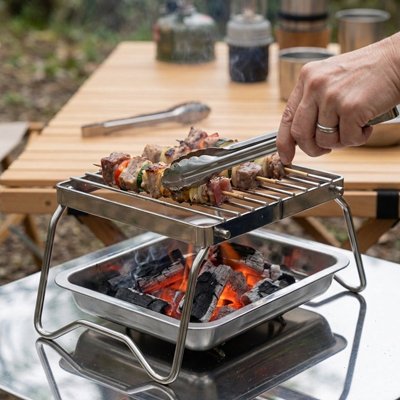 Grille barbecue​ portable sur comptoir