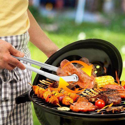Pince barbecue facile a retourné les aliments
