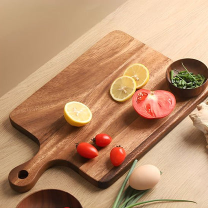 Planche à découper  fruit dessus